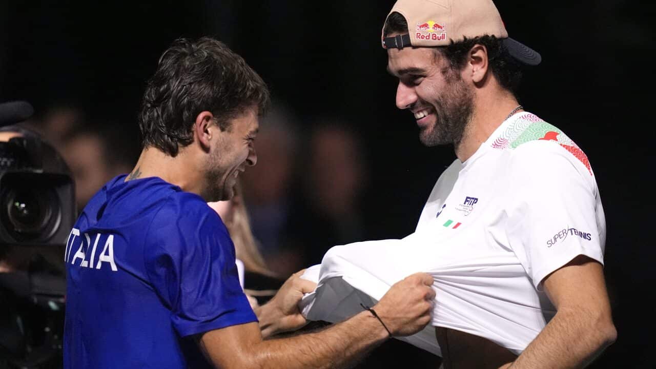 Italia vs Spagna - Tennis, finale Coppa Davis 2025