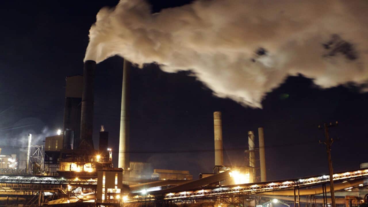 BlueScope Steel's steelworks at Port Kembla