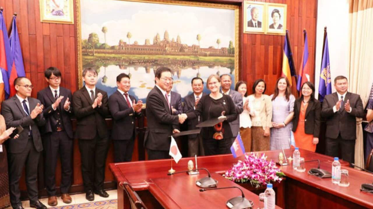 Japan funds for Cambodia primary school students breakfast