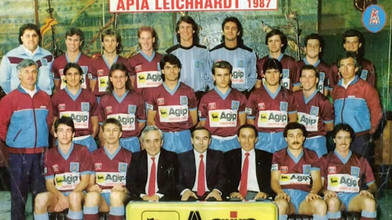 The winning Apia 1987 team