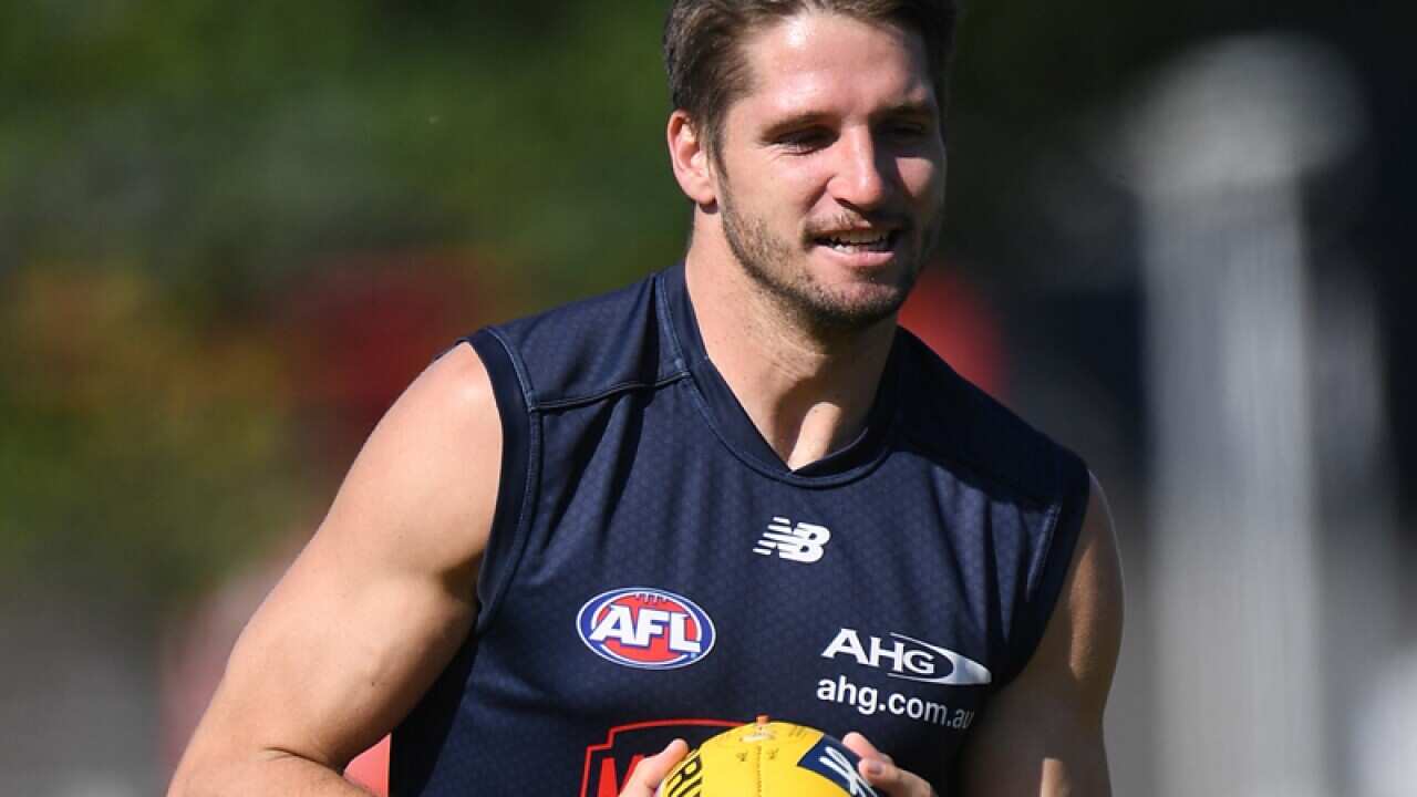 Melbourne forward Jesse Hogan