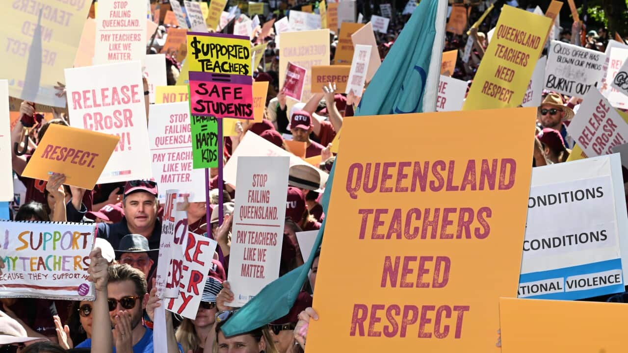 QUEENSLAND TEACHERS STRIKE