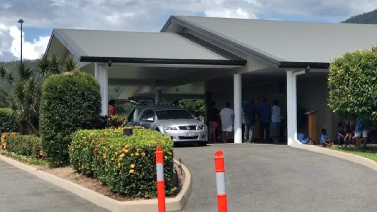 Family members have gathered for an emotional farewell for the three-year-old boy who died after being left on a daycare minibus in Cairns.