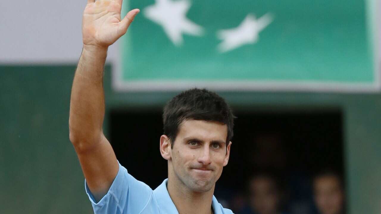 Serbian tennis player Novak Djokovic
