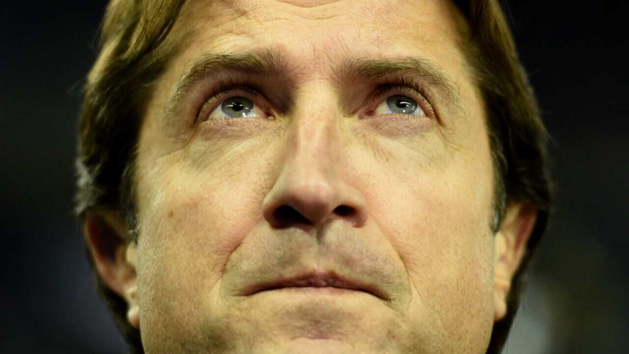 Coach Luke Beveridge of the Western Bulldogs