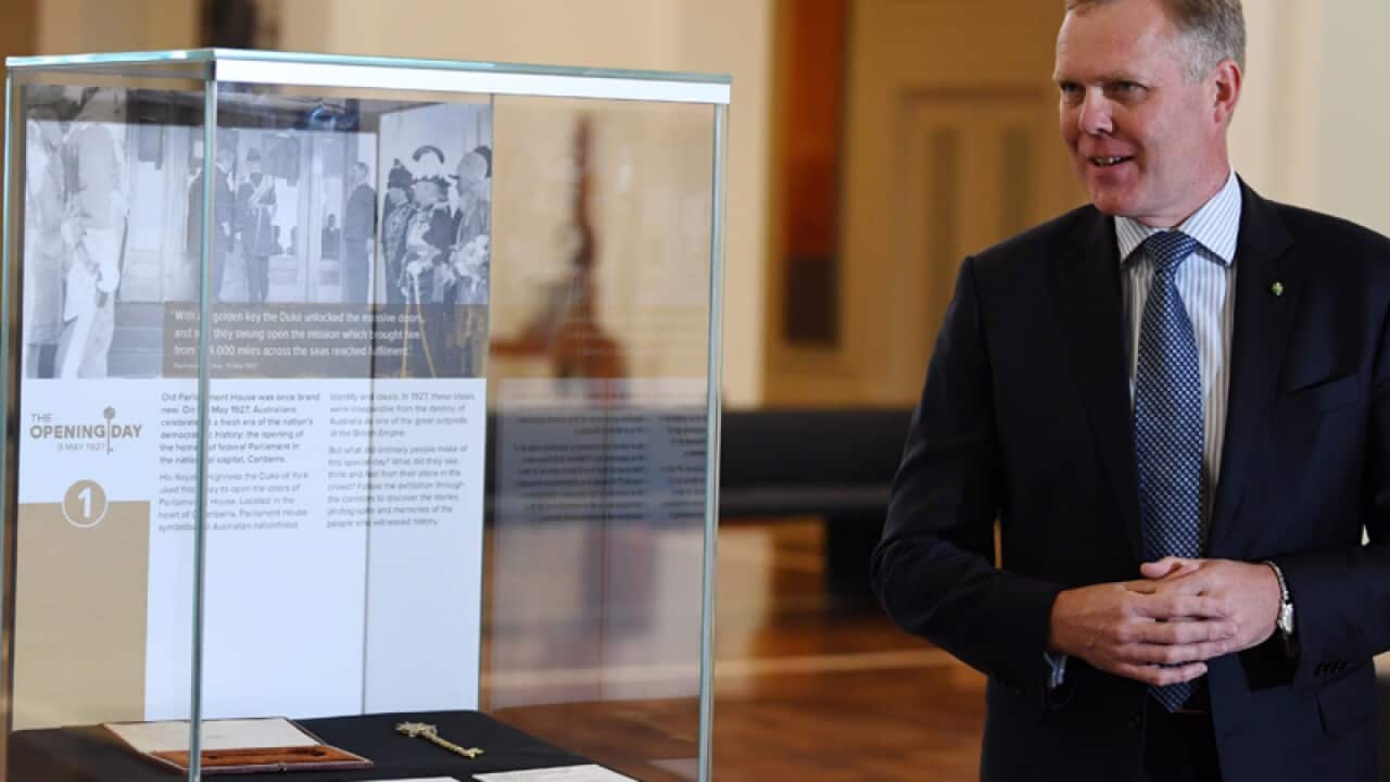 Speaker Tony Smith at Old Parliament House