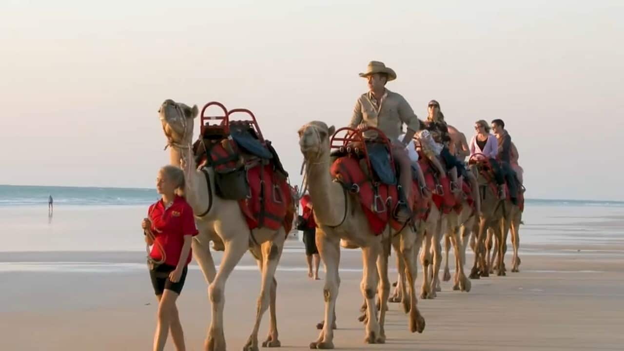 یک عکس گرفته شده از یک ویدیوی تبلیغاتی مربوط به شهر بروم