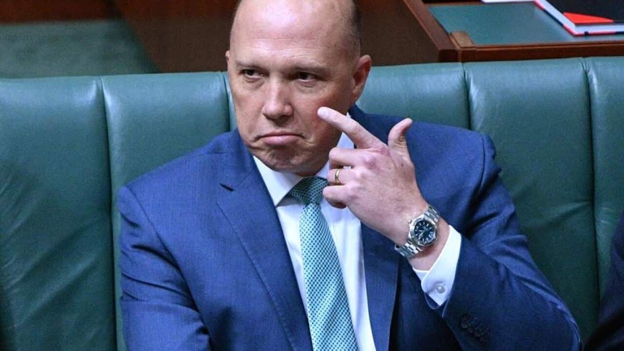 Minister for Home Affairs Peter Dutton