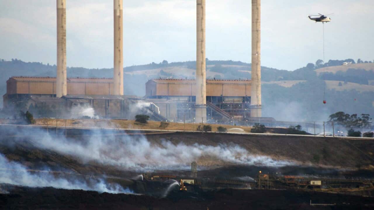 Supplied photo of the Hazelwood fire