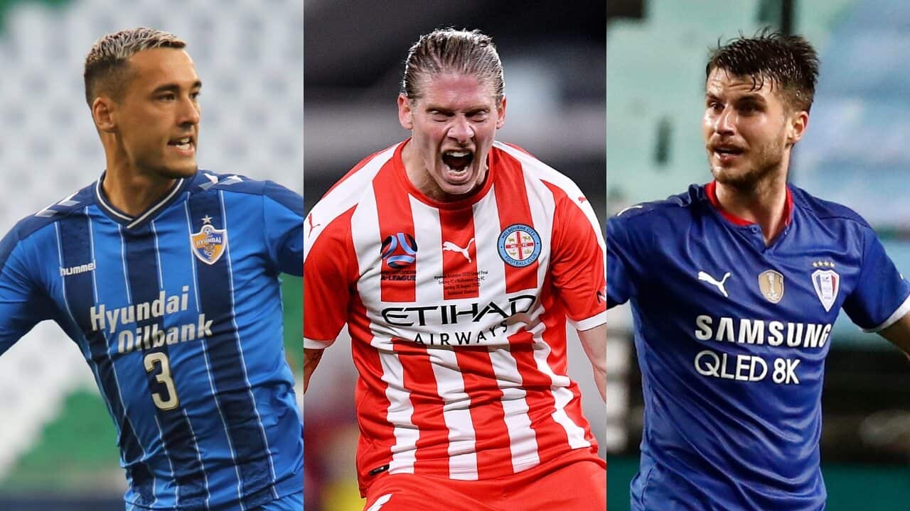 Jason Davidson, Harrison Delbridge, Terry Antonis