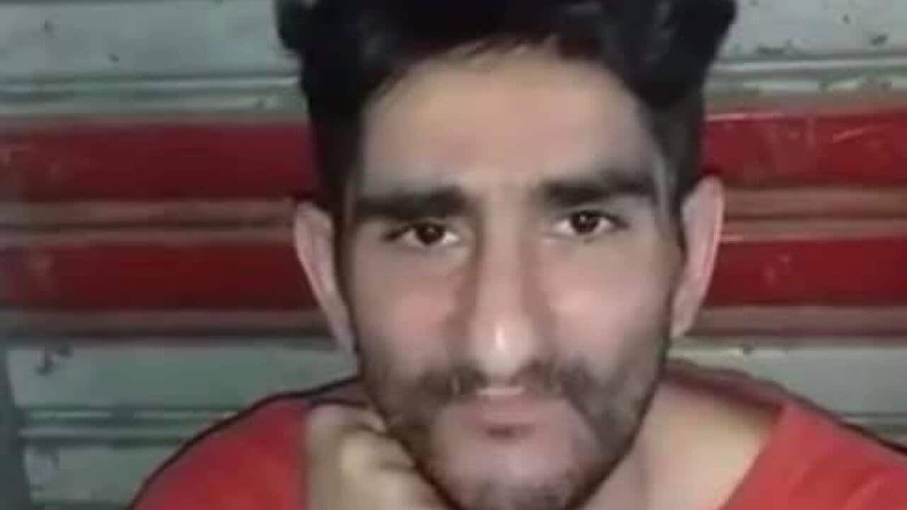 Jimmy Aldaoud in a video reportedly shot in Baghdad just weeks after his deportation.