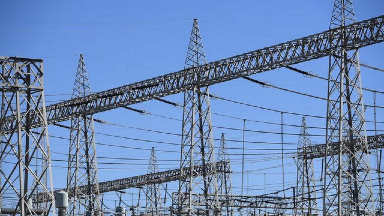 Power lines at Liddell Coal Power Plant