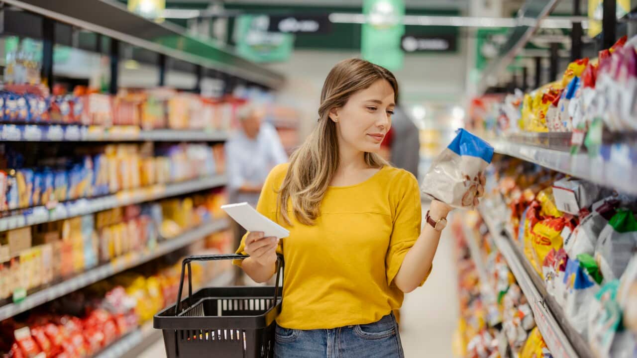 Woman doing Shopping at Market