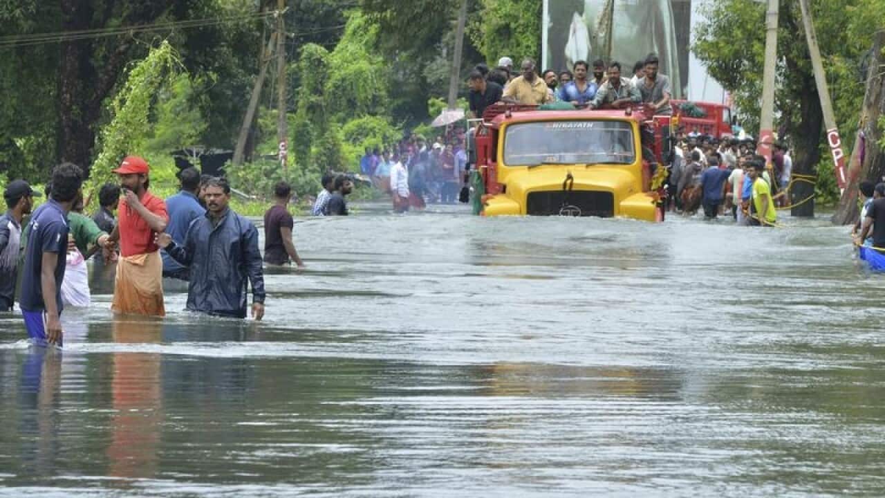 Thousands are waiting to be rescued and some 420 are dead in the deadly floods in India's Kerala state.