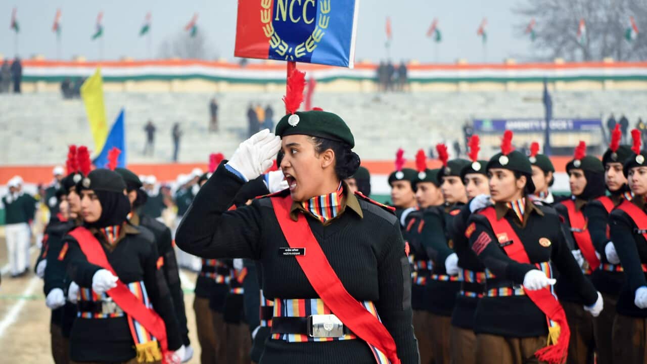 India: Full dress rehearsal for the 75th Republic Day