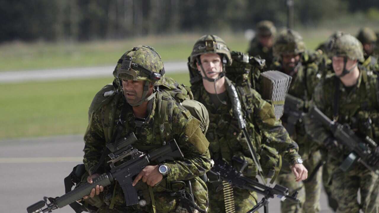 NATO member troops are taking part in exercises