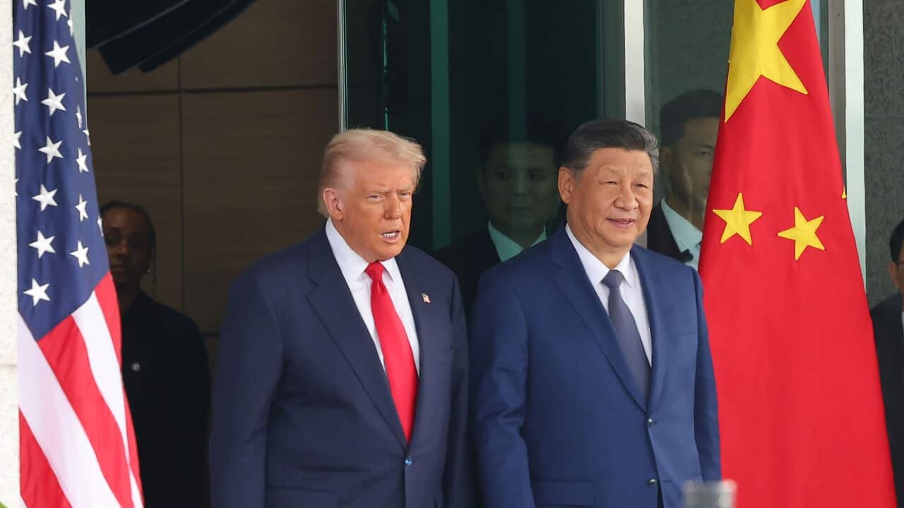 South Korea – U.S. President Trump Meets with Chinese Presiden