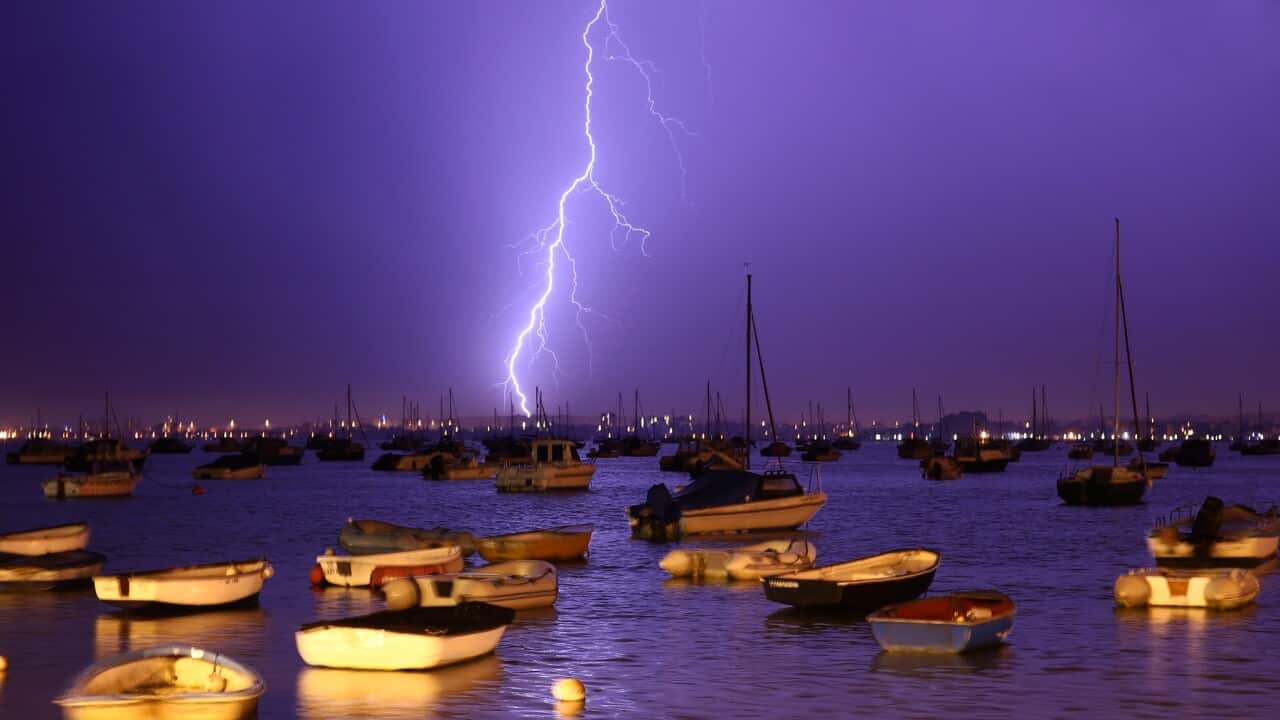 Lightning Storms Over Poole Harbour