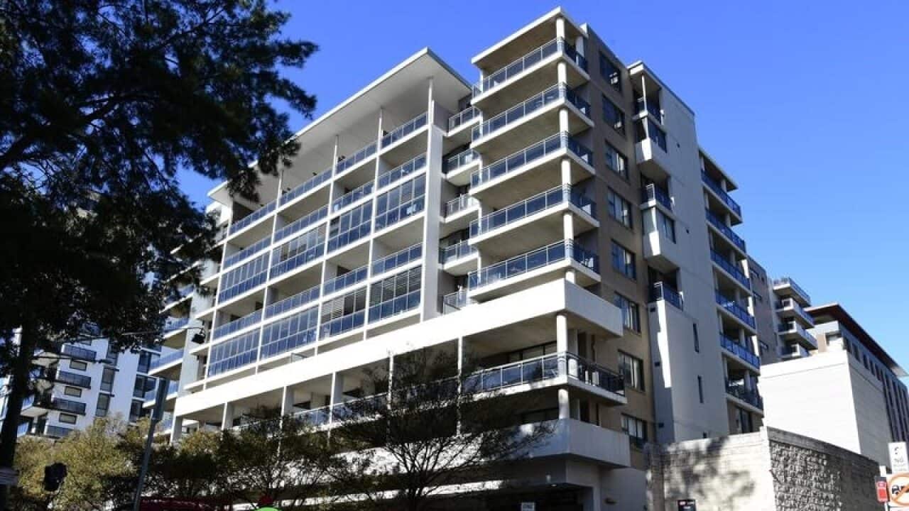The Mascot Towers building in Sydney