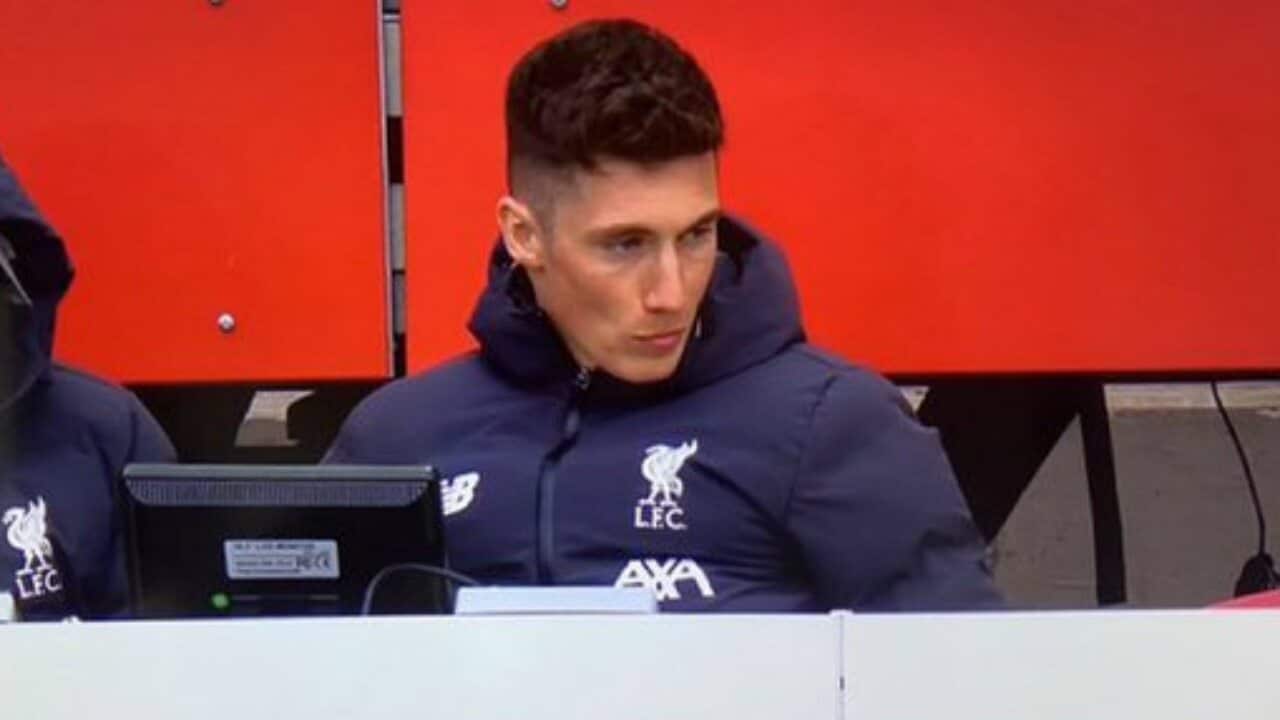 On-loan Bournemouth winger Harry Wilson wears a Liverpool coat
