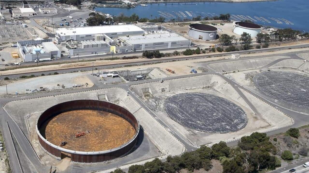 The Carlsbad, California. desalination plant