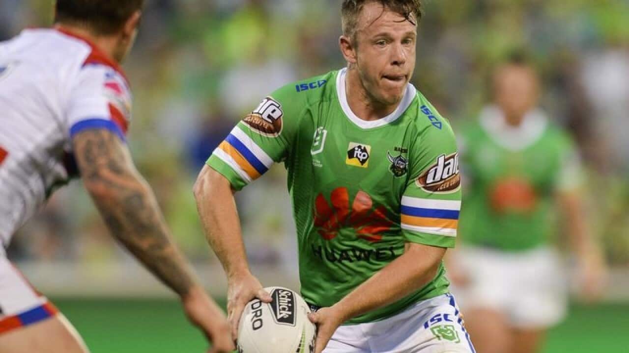 Canberra halfback Sam Williams