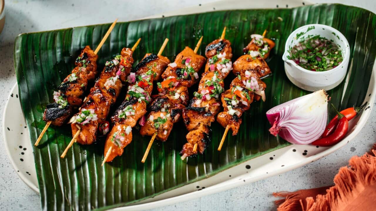 Filipino barbeque skewers