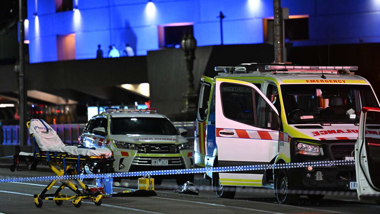 Protective services officers shoot and injure man ‘armed with broken glass’ in Melbourne Protective services officers shoot and injure man ‘armed with broken glass’ in Melbourne