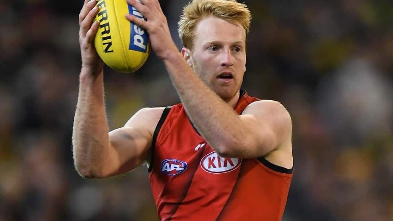 Essendon Bombers player Aaron Francis