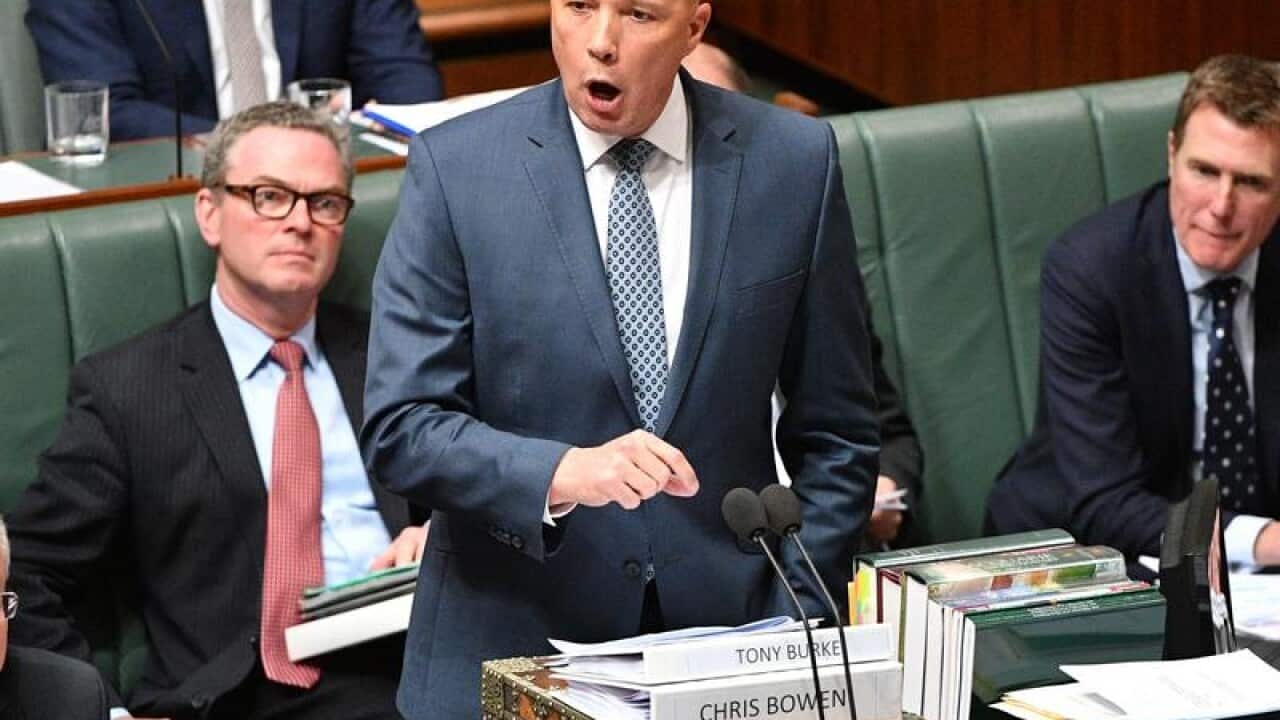 Minister for Home Affairs Peter Dutton.