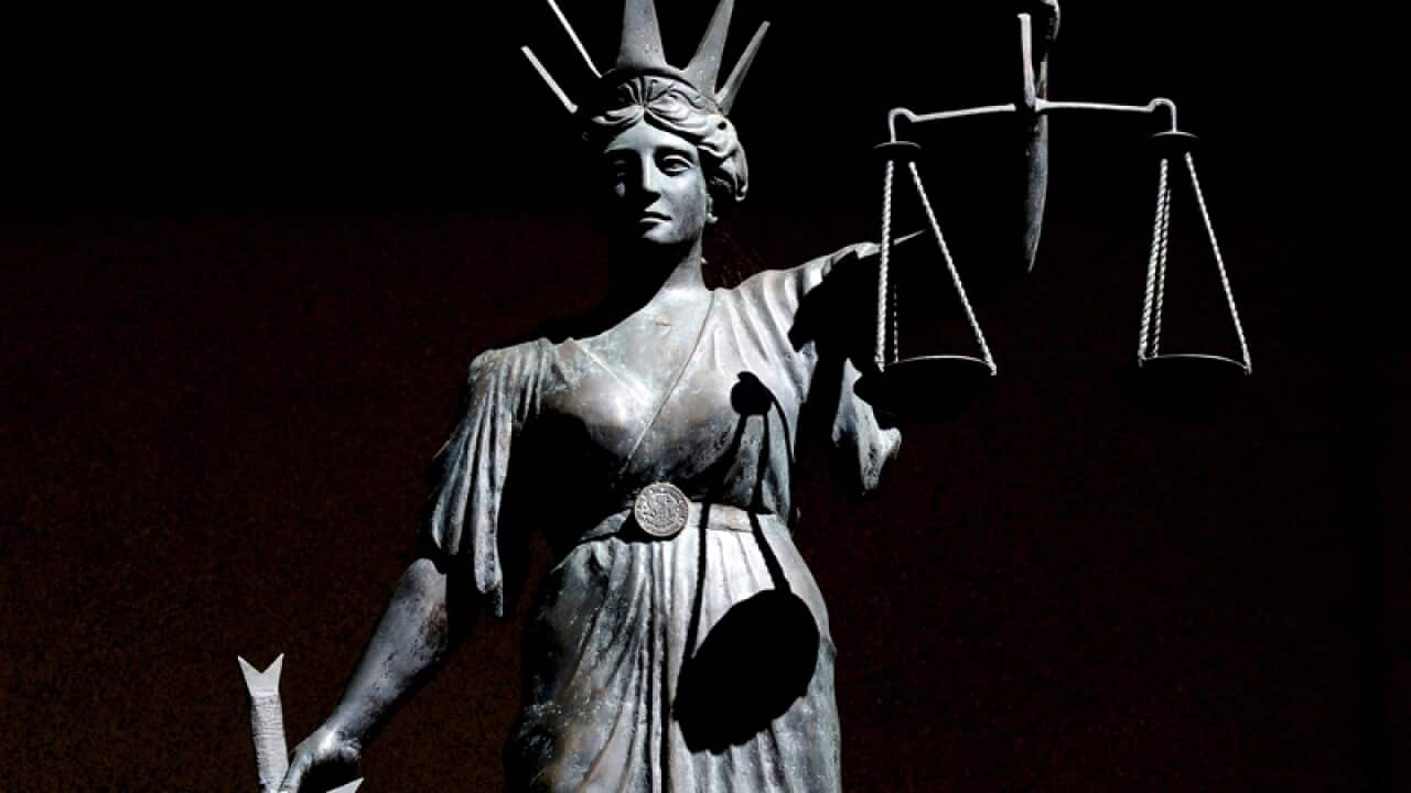 Statue of Justice (File: AAP)