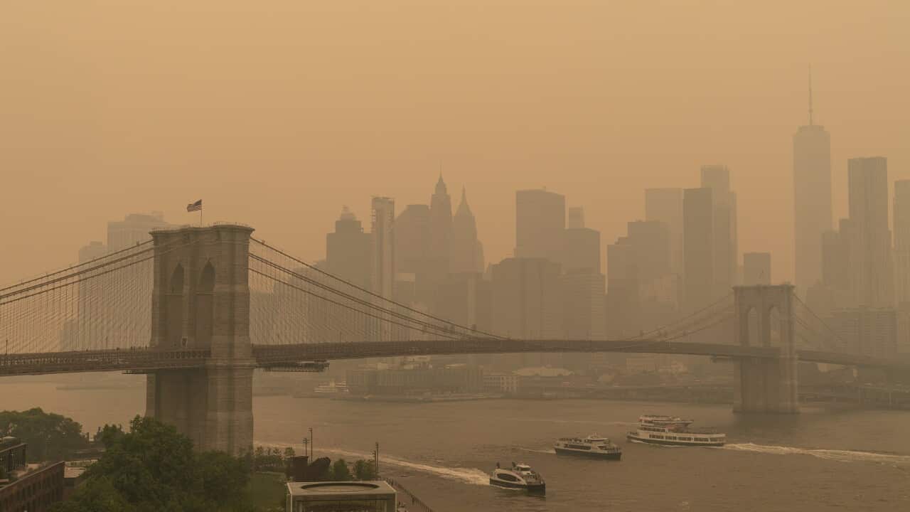 New York experiences worst air quality because of Canadian wildfires