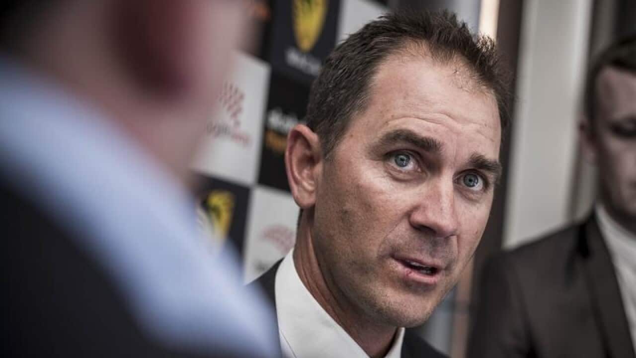 Perth Scorchers coach Justin Langer