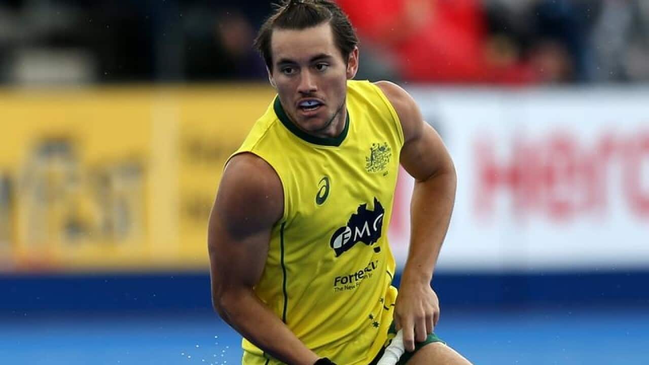 Australian hockey player Jeremy Hayward