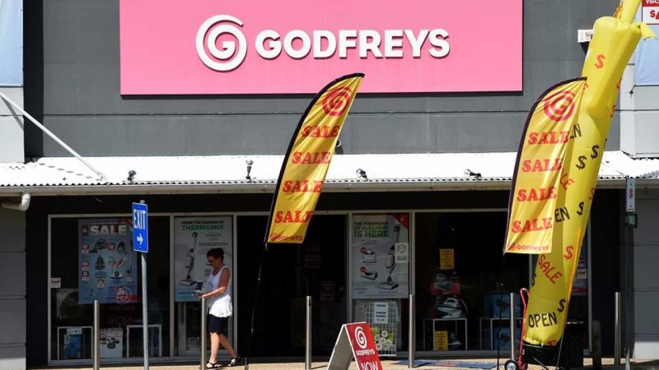 A Godfrey's store is pictured in Brisbane.