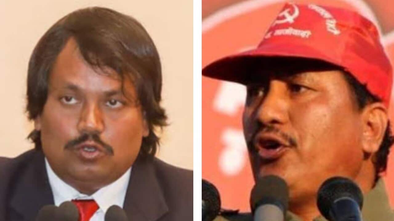 CK Raut (left) and Netra Bikram Chand Biplav (right) and Nepal government's response to each of the two has been different.