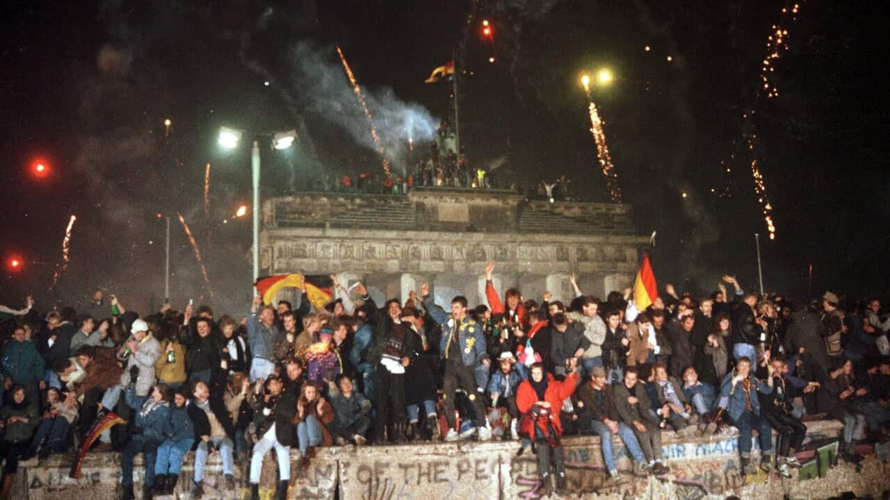 New Year's Eve 1989 at Brandenburg Gate