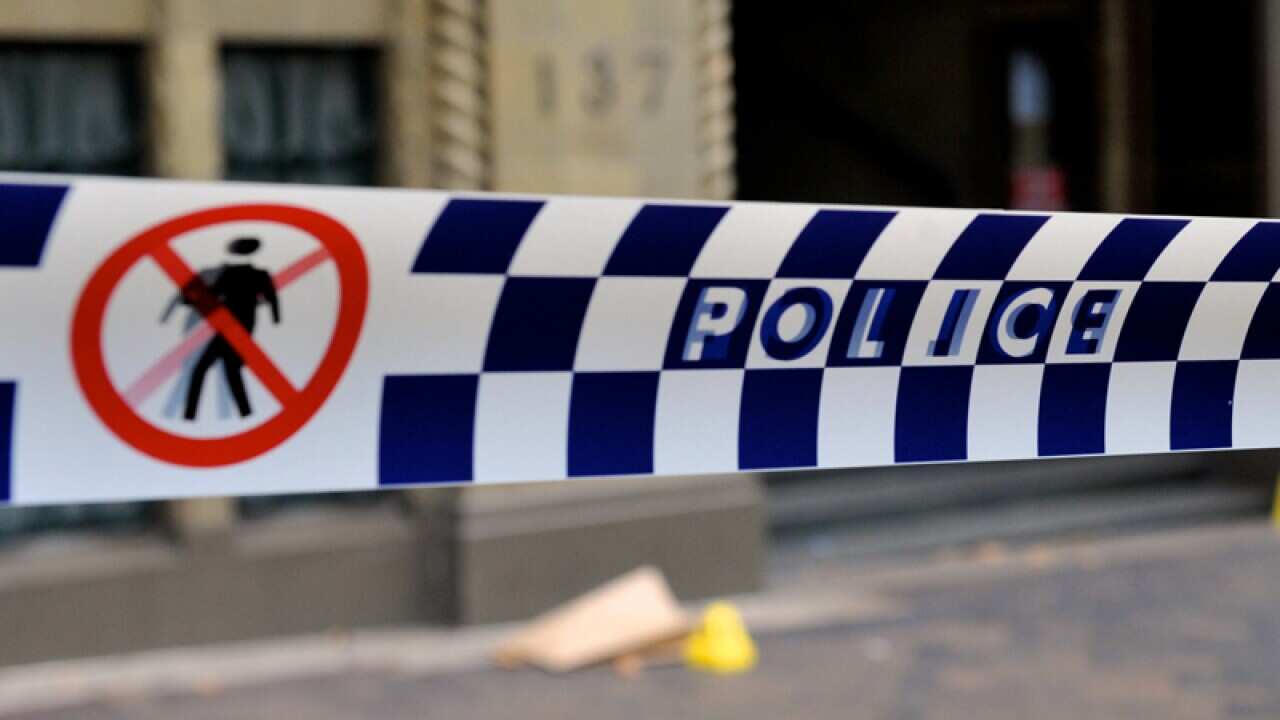 Police at a crime scene in Sydney