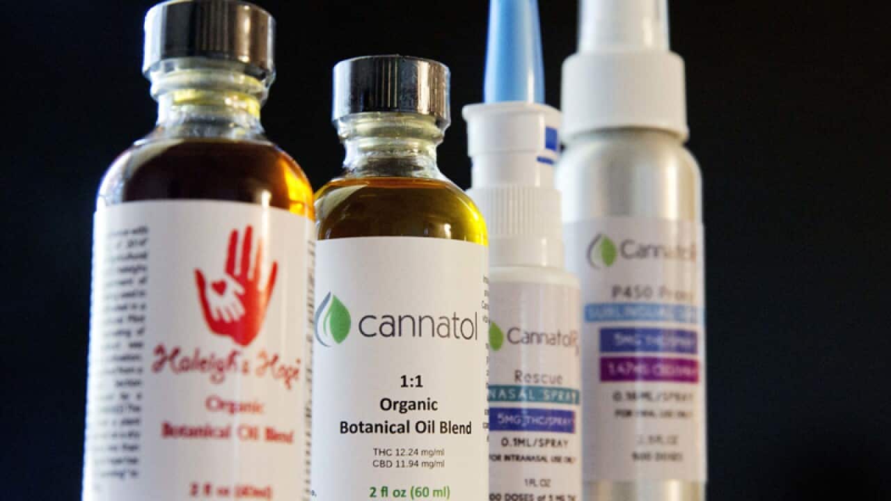Various cannabis oil products