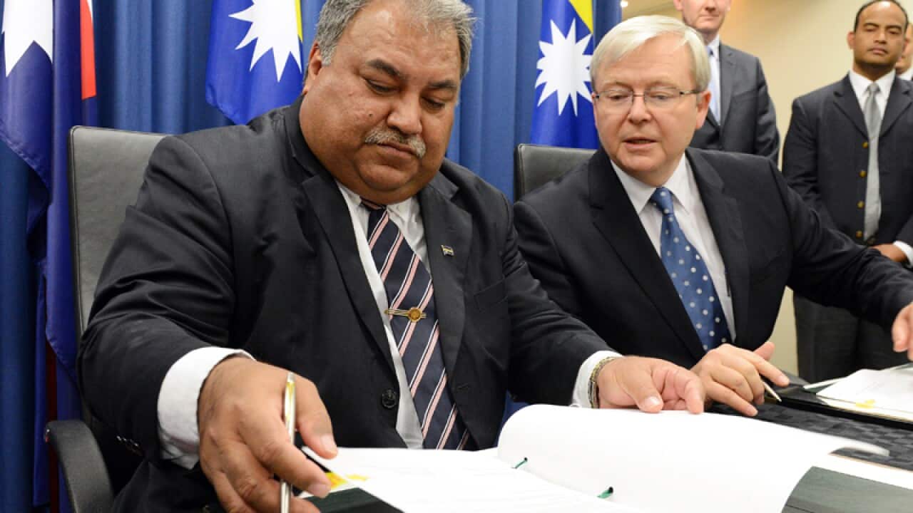 Nauru signs up to Rudd's tough boats plan