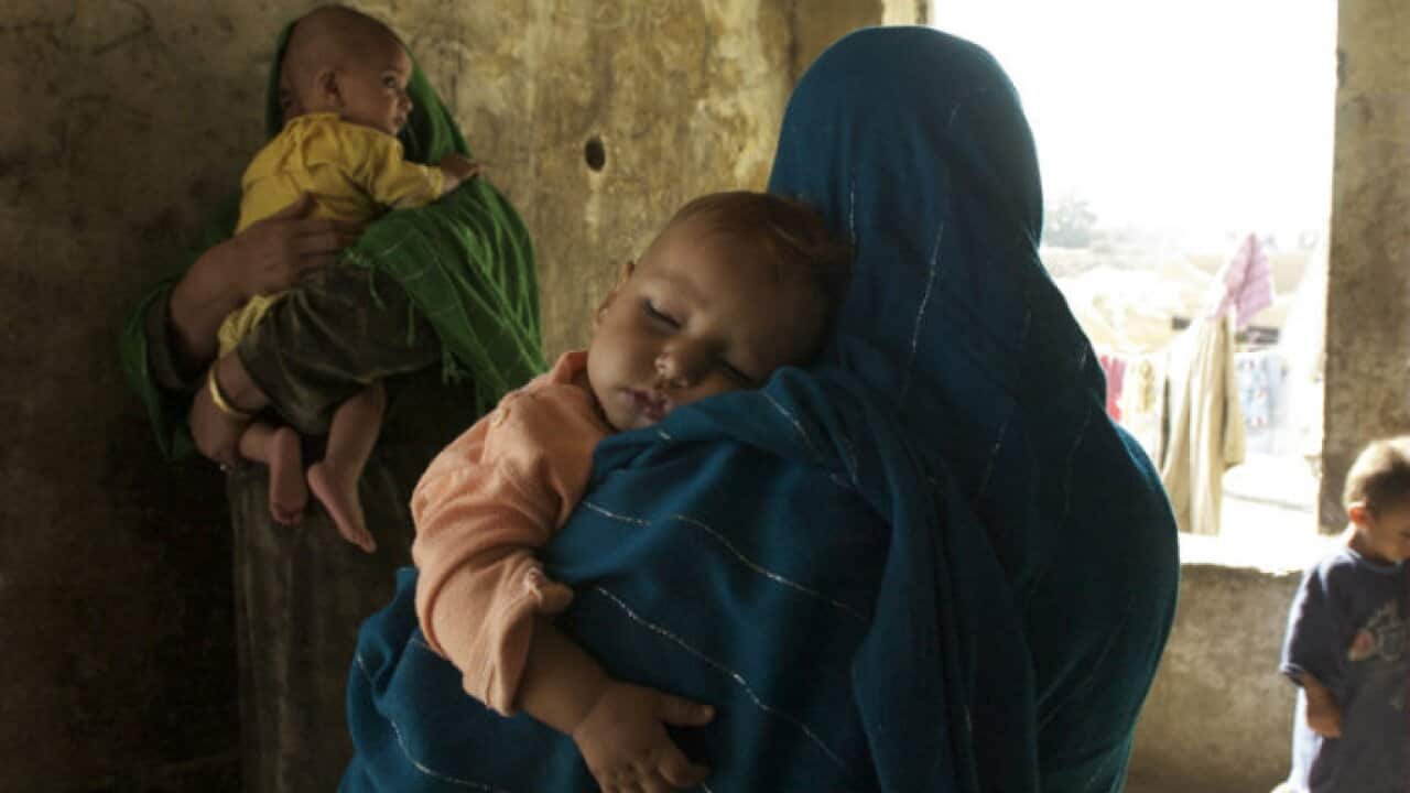 Two IDP women in Kabul Afghanistan