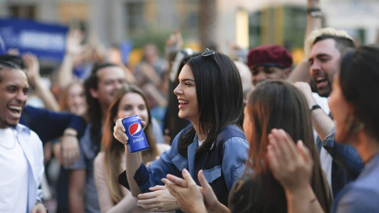 Pepsi PR On-Set With Kendall Jenner