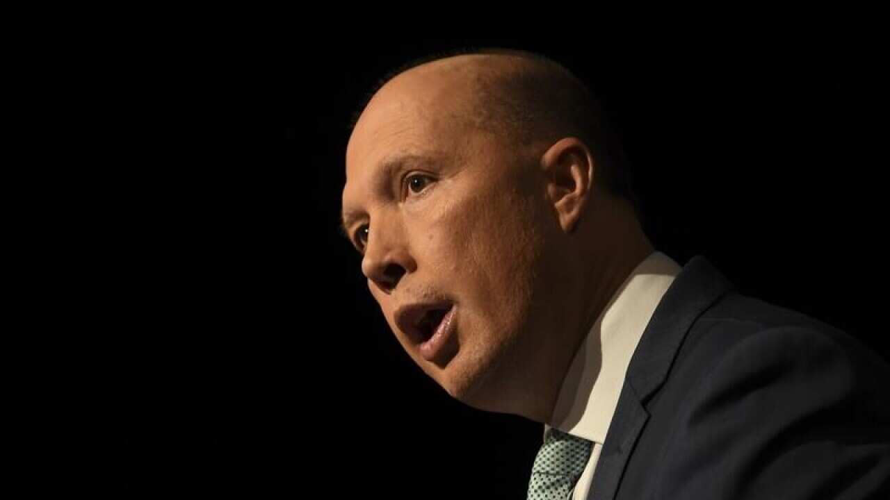 Australian Home Affairs Minister Peter Dutton