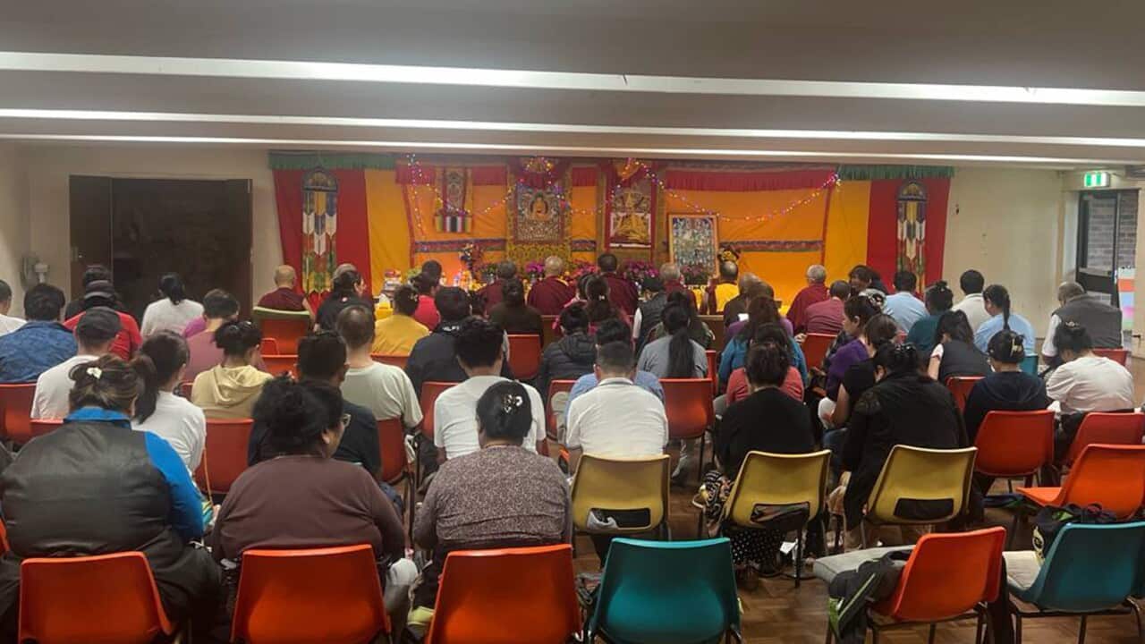 Australia Tibetans Parying for Earthquaick In Tibet.jpg