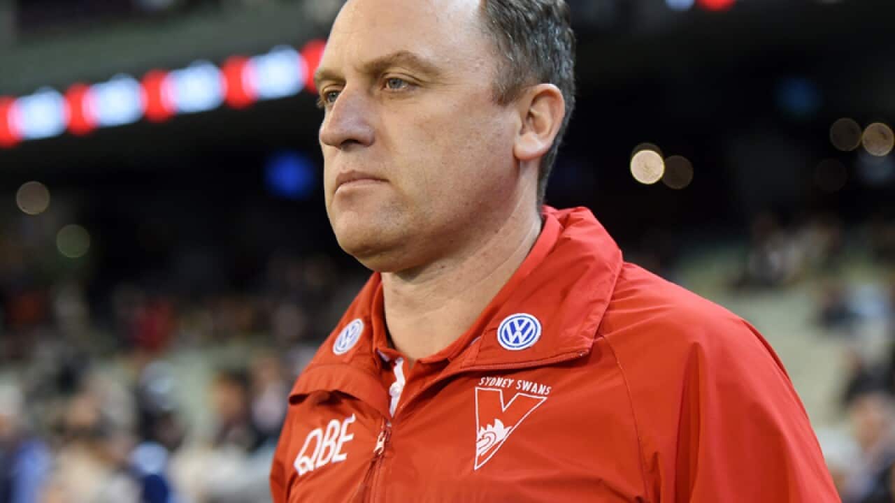 Coach John Longmire of the Swans