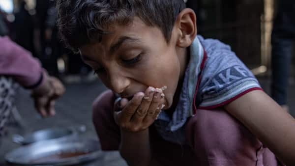 Food aid trickles into Gaza image
