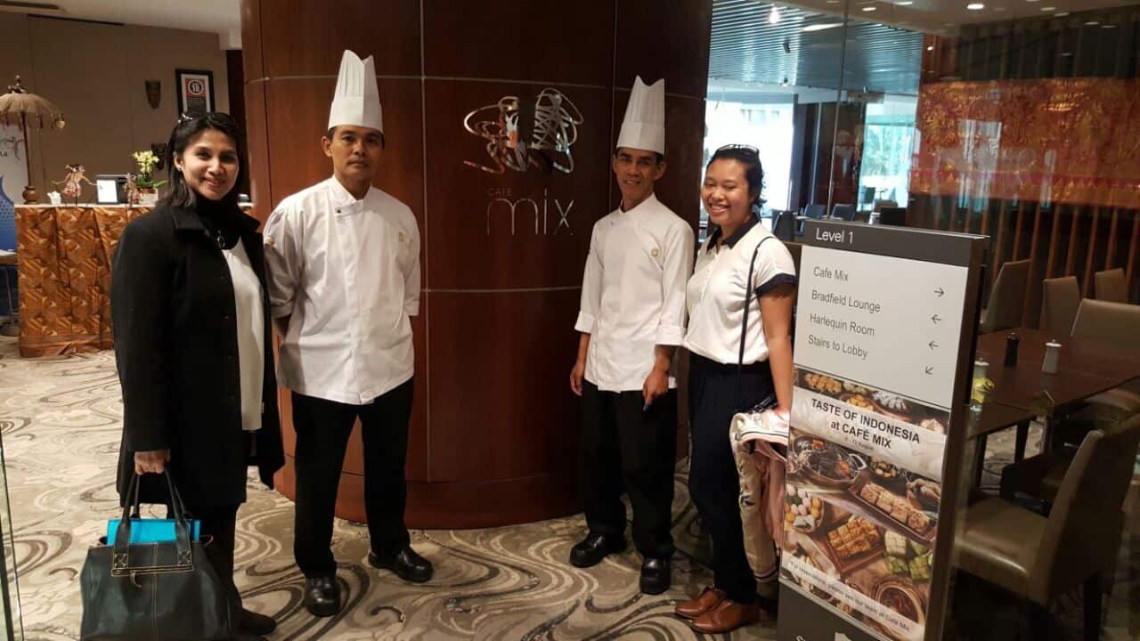 Wendy with Chef Marjono dan Chef Nur Budiono