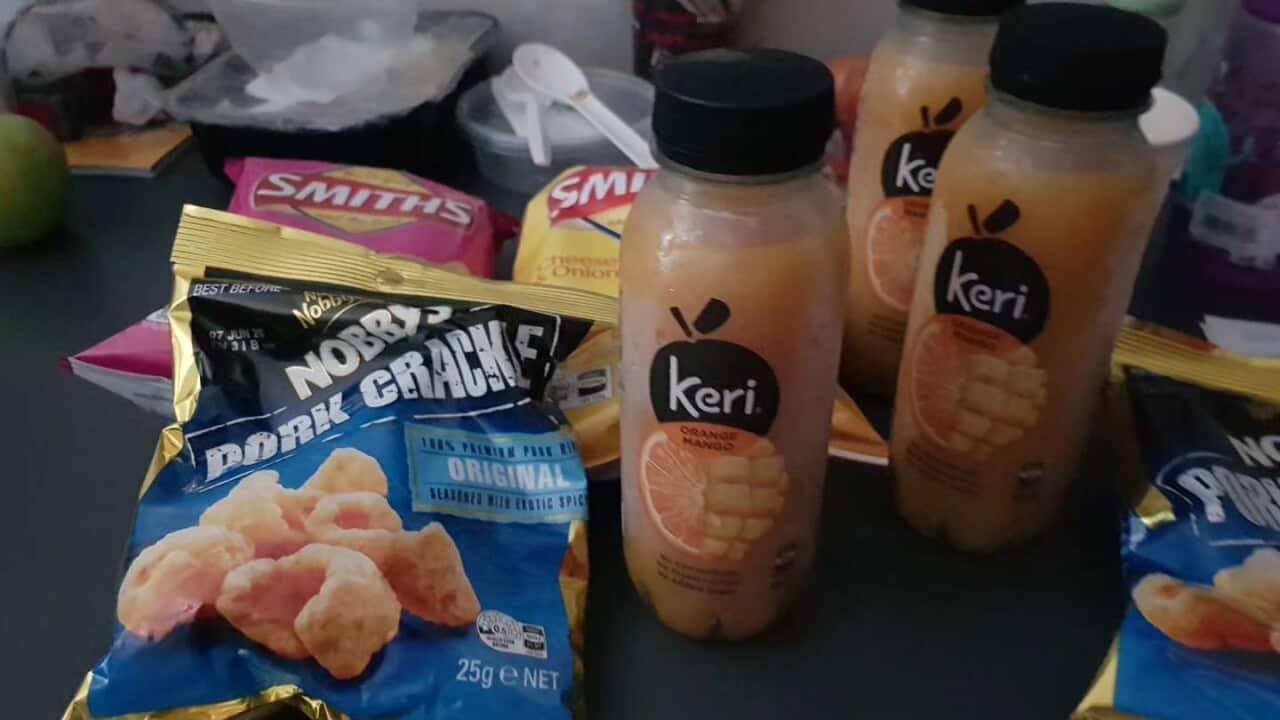 Snacks for people in quarantine