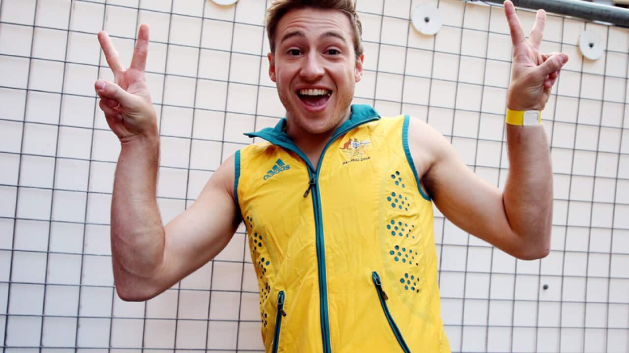 Gold medal winning Olympic diver Matthew Mitcham