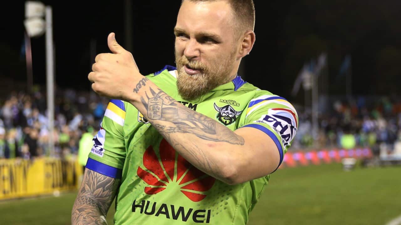 Blake Austin of the Raiders